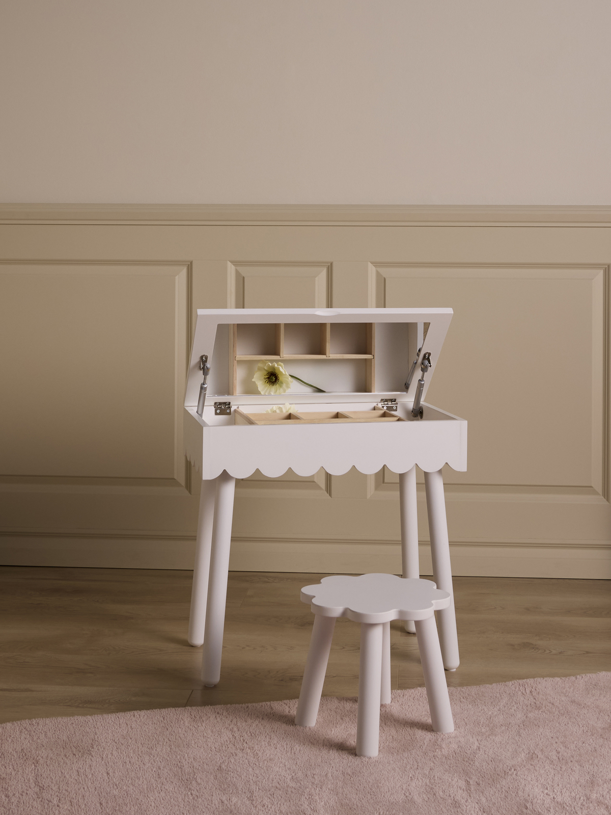 Alice & Fox Dune Sminkebord Toddler, White