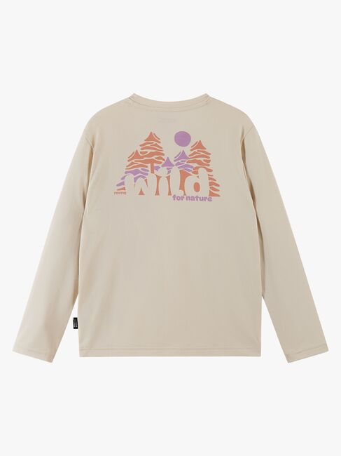 Reima Inista BugProof  Langermet T-skjorte, Birch Beige