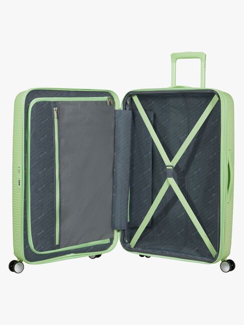 American Tourister Soundbox Spinner Koffert 97-110L, Kiwi Green