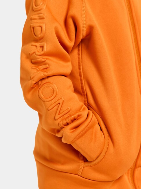Didriksons Corin Powerstretch-jakke, Orange Jam