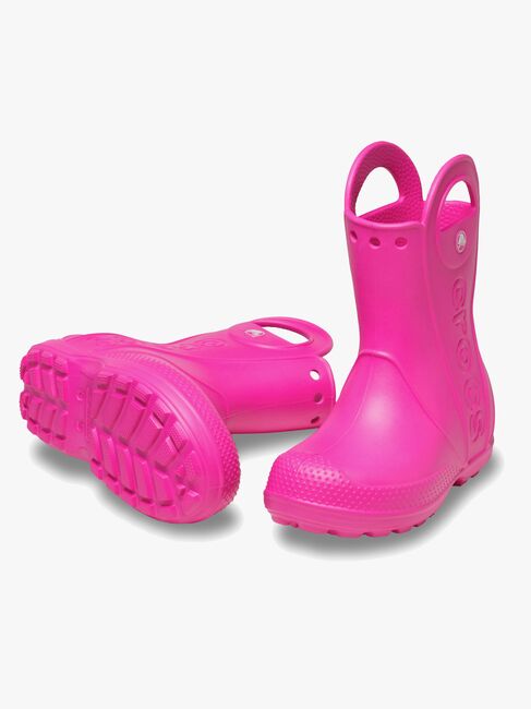 Crocs Handle It Kids Gummistøvler, Pink Crush