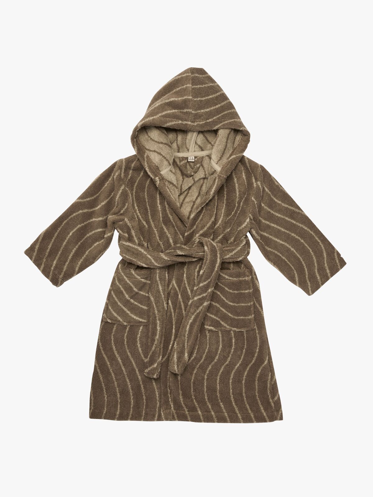 Leander Badekåpe 3-4 År, Mocca