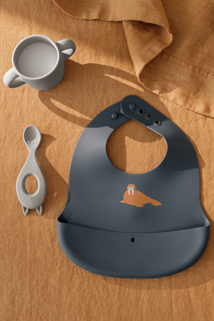 LIEWOOD Ember Mønstret Smekke 2-Pakk, Arctic Sea/Ocean view