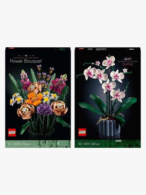 LEGO Icons Botanical Collection 10280 Blomsterbukett og 10311 Orkidé