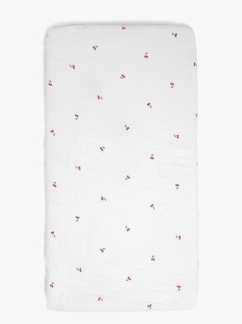 Alice & Fox NESSA Stretchlaken Vugge 40x90, Hvit