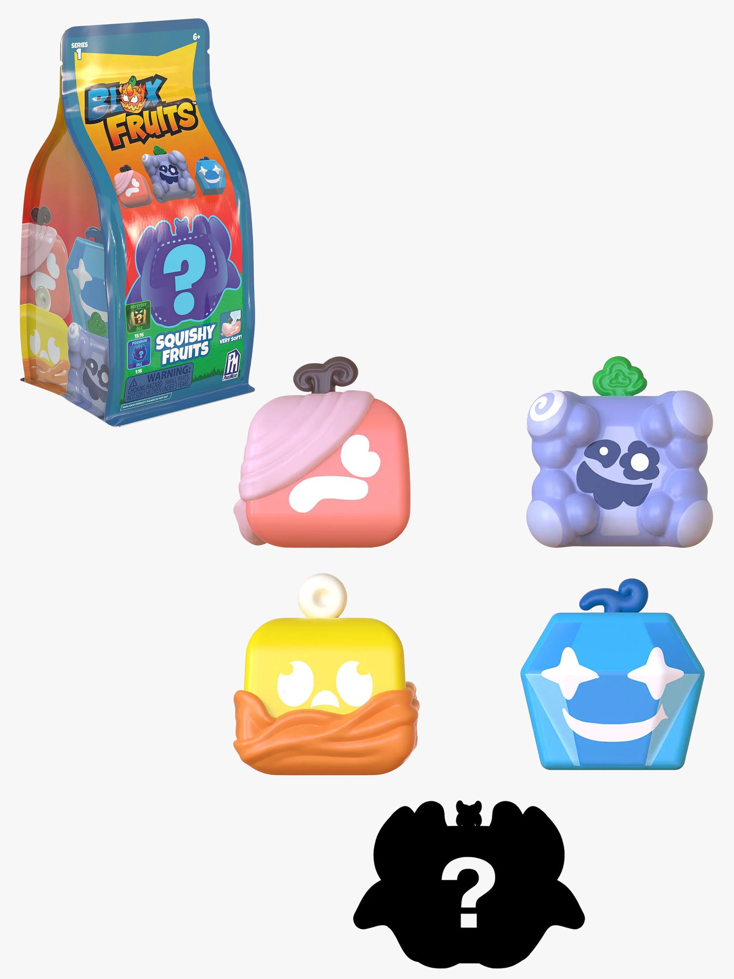 Roblox Blox Fruits Squishy-figur Series 1 Blandet - Squishier