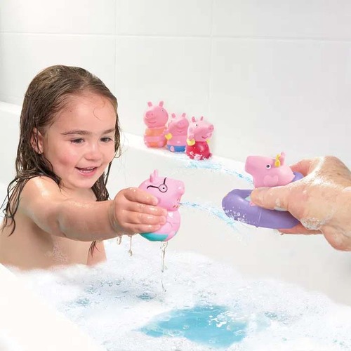 Toomies Peppa Gris Familien Badeleker 5-pakning