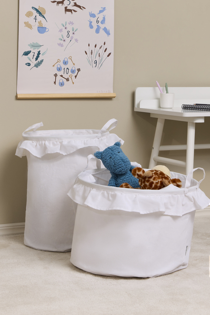 Alice & Fox DEMI Oppbevaringskurver 2-pack, Hvit