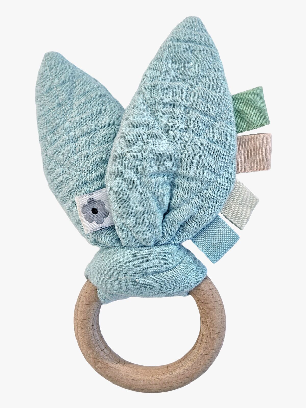 Summerville Organic Aktivitetsleke Rustle Leaf, Ice Blue