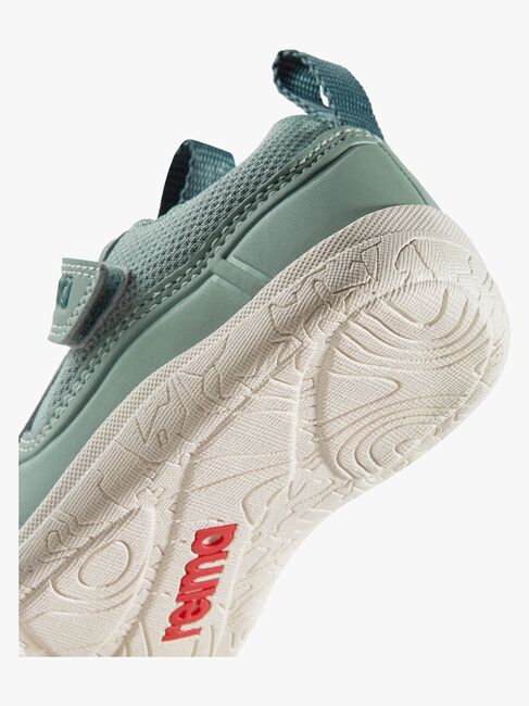 Reima Telmin Barefoot Sneakers, Stone Green