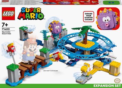 LEGO Super Mario 71400 Ekstrabanesettet Strandattraksjon Med Big Urchin