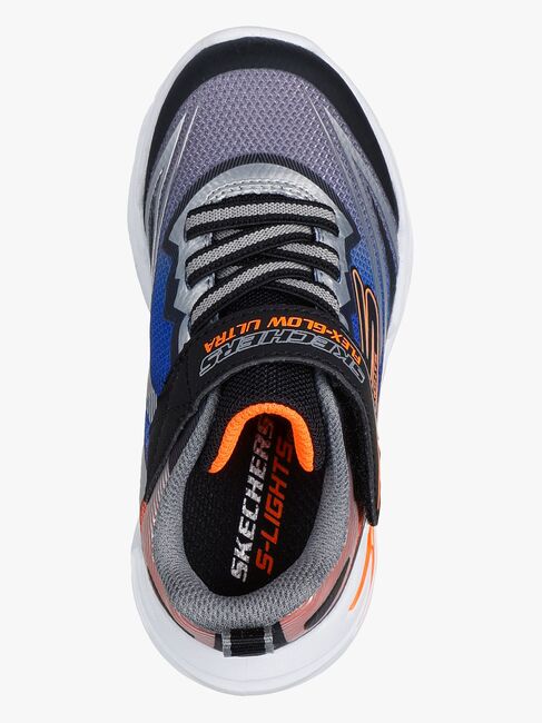 Skechers Flex-Glow Ultra Kids  Blinkende Sneakers, Svart