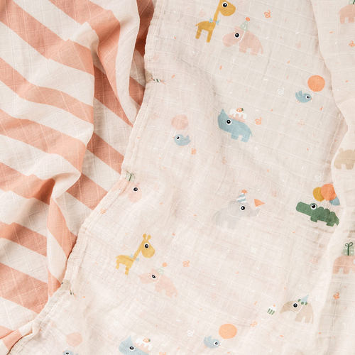 Done By Deer Celebration Musselinteppe 2-Pakk, Powder