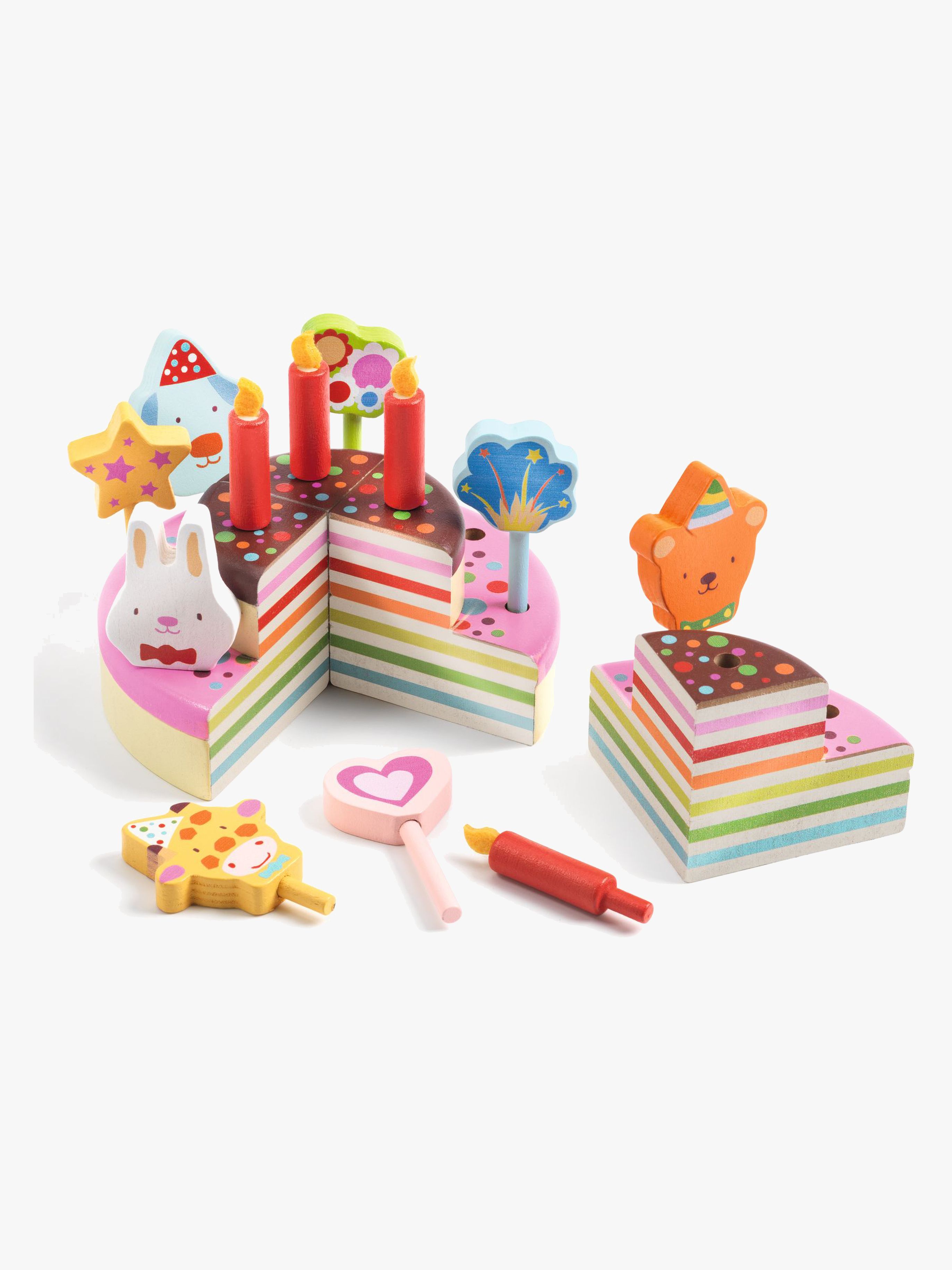 Djeco Lekekake Happy Birthday - Lekemat & Kaker - Tre