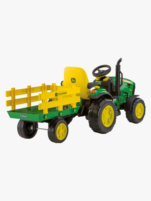 Peg Perego John Deere Ground Force Eltraktor med Tilhenger