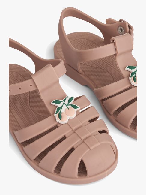 LIEWOOD Bre Sandaler med Anheng, Peach/Dark rose
