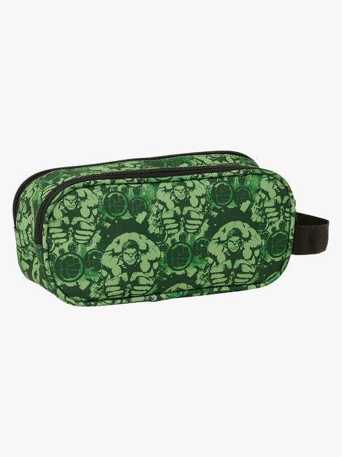 Marvel Avengers 3D Hulken Dobbeltpennal, Svart/Grønn