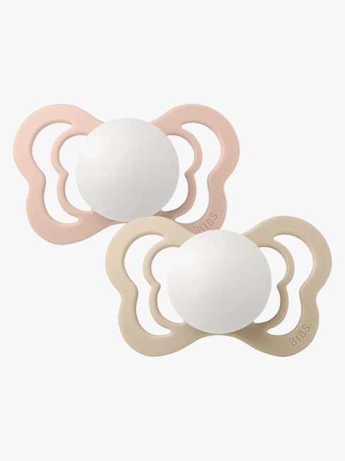BIBS Couture Smokk 2-pack Lateks Str 1, Blush Glow/Vanilla Glow