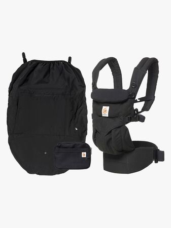 Ergobaby Omni 360 Bæresele inkl. Regntrekk, Svart