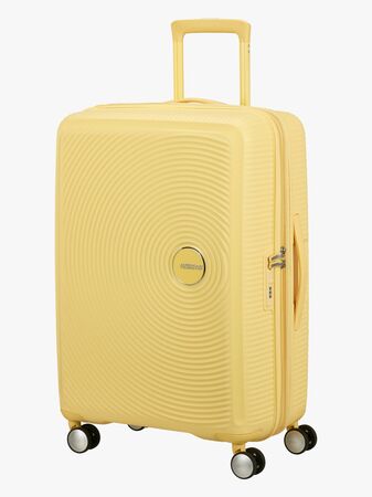 American Tourister Soundbox Spinner Trillekoffert 71,5L, Pastel Yellow