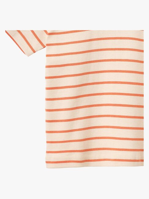 Wheat Jay T-skjorte, Orange Stripe