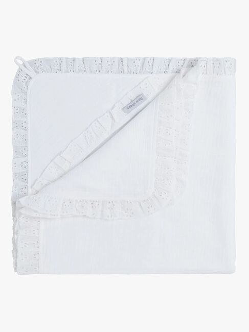 Baby's Only Hooded Baby Teppe Calm, White