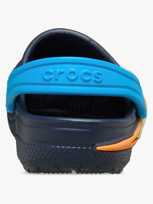 Crocs Classic UFO Lights Kids Sandaler, Navy