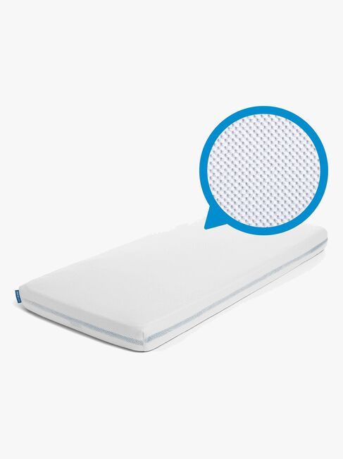 AeroSleep SafeSleep Stretchlaken 40x90, Hvit