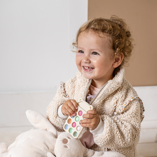 Nattou Soft Silicone Pop-it Remote Biteleke