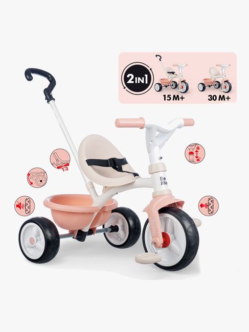 Smoby Be Move Trehjulssykkel, Rosa