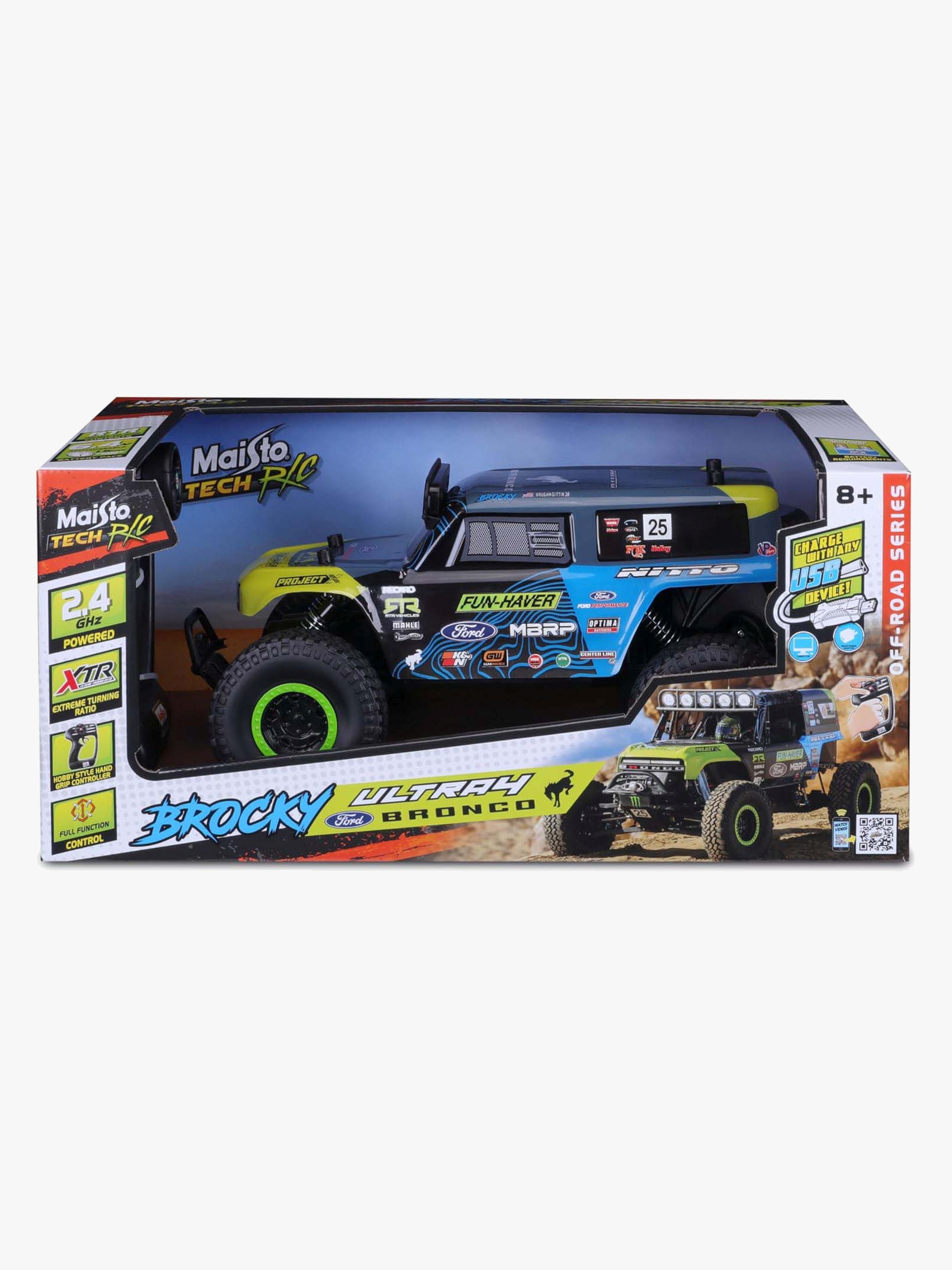 Maisto Tech Brocky Ultra 4 Ford Bronco Radiostyrt Bil - Biler