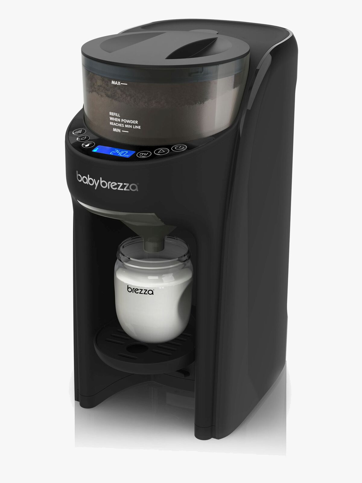 Baby Brezza Formula Pro Advanced Melkerstatnings- og Vellingmaskin, Black