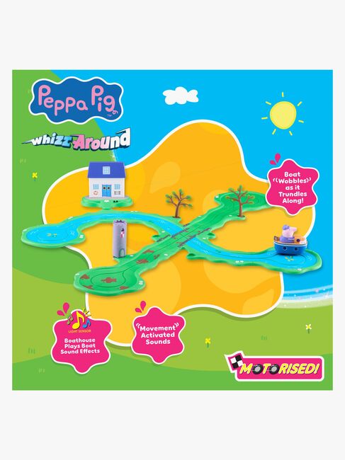 Peppa Gris Whizz Around Båtebane Bobbing Along