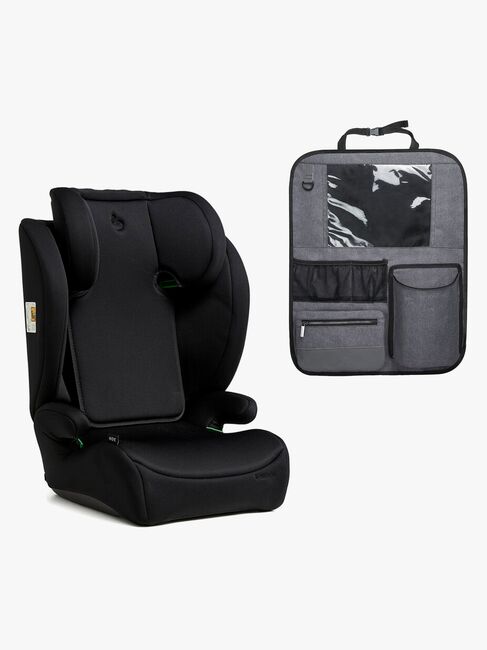 Beemoo Ride i-Size Beltestol inkl. Beemoo Deluxe Sparketrekk med Oppbevaring, Black Stone