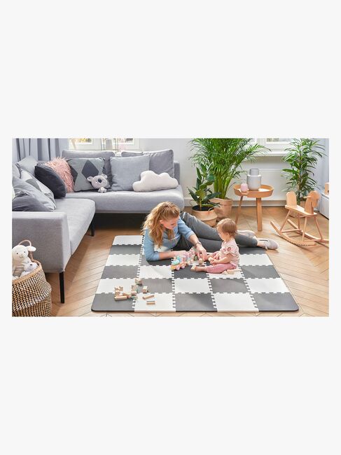 Kinderkraft Puslespillmatte 150x180 Foam, Svart