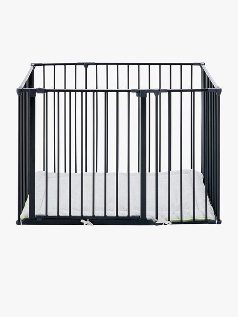 BabyDan Square Lekegrind 105x72x71 cm , Svart
