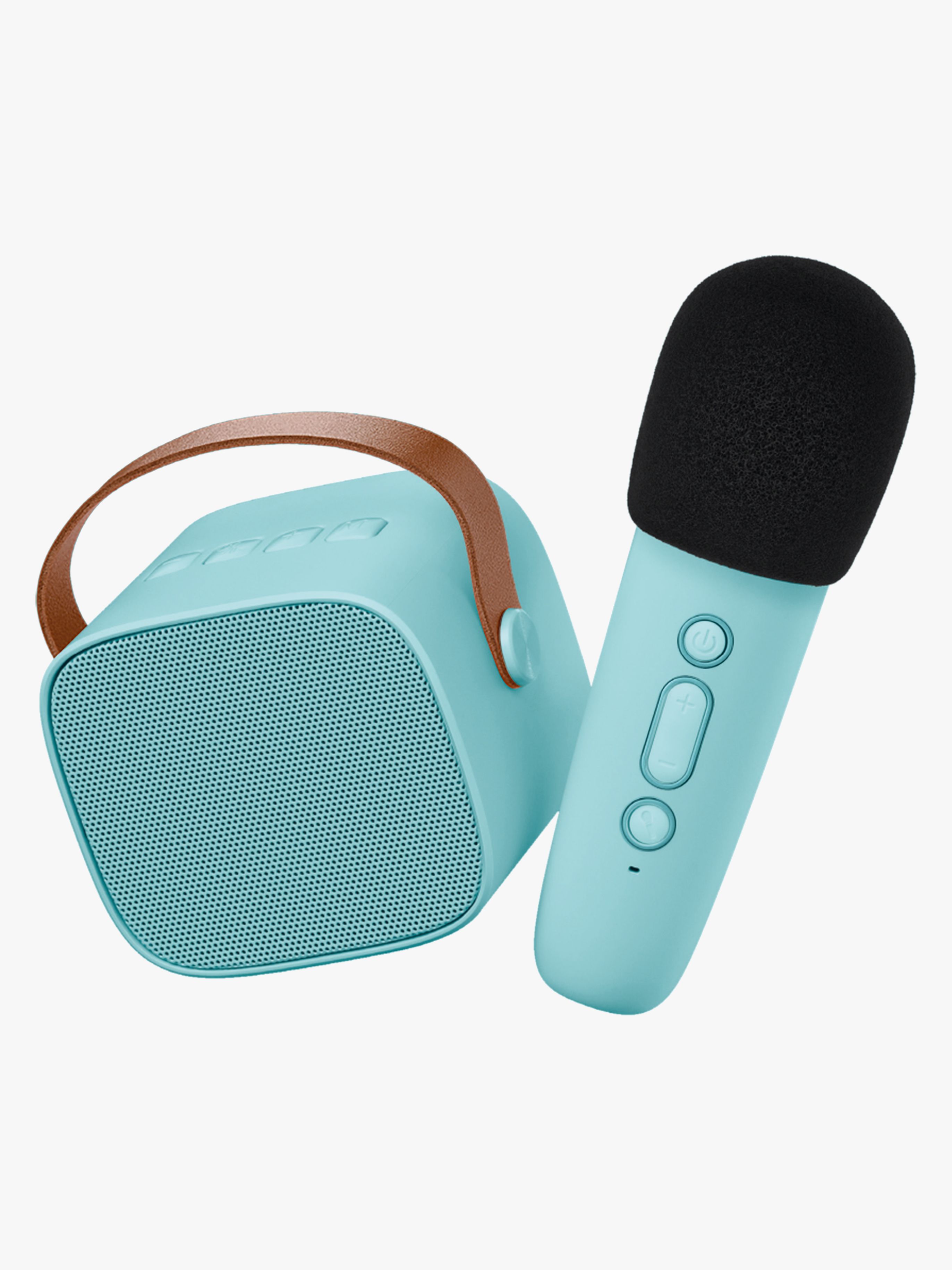 Lalarma Bluetooth-høyttaler med Trådløs Mikrofon, Blå - Headset & Høyttalere - Resirkulert plast,Metall