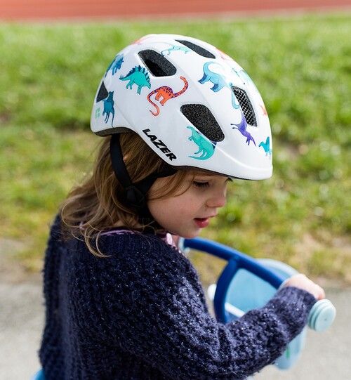 Lazer Pnut KinetiCore 2.0 Sykkelhjelm Dinosaurs