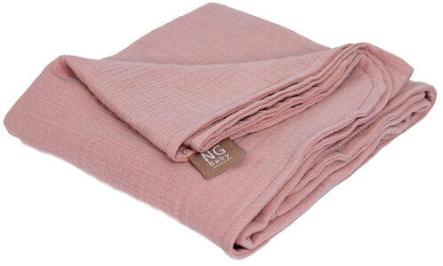 NG Baby Musselinteppe Deluxe, Dusty Rose