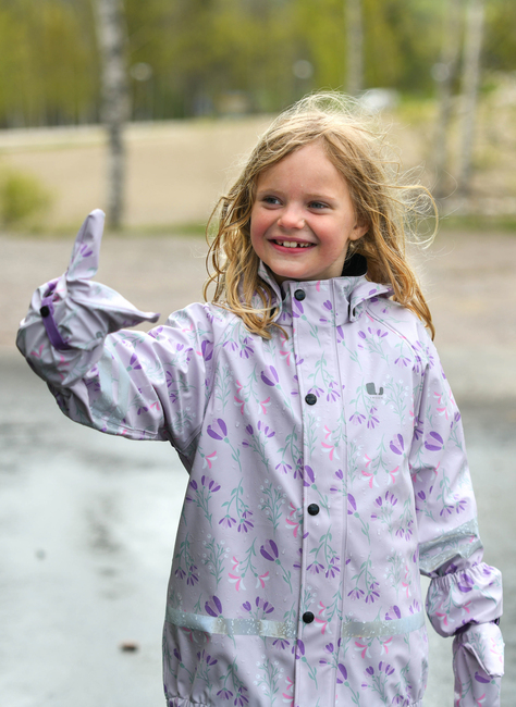 Lindberg Vattholma Regnsett, Lavender/Pink