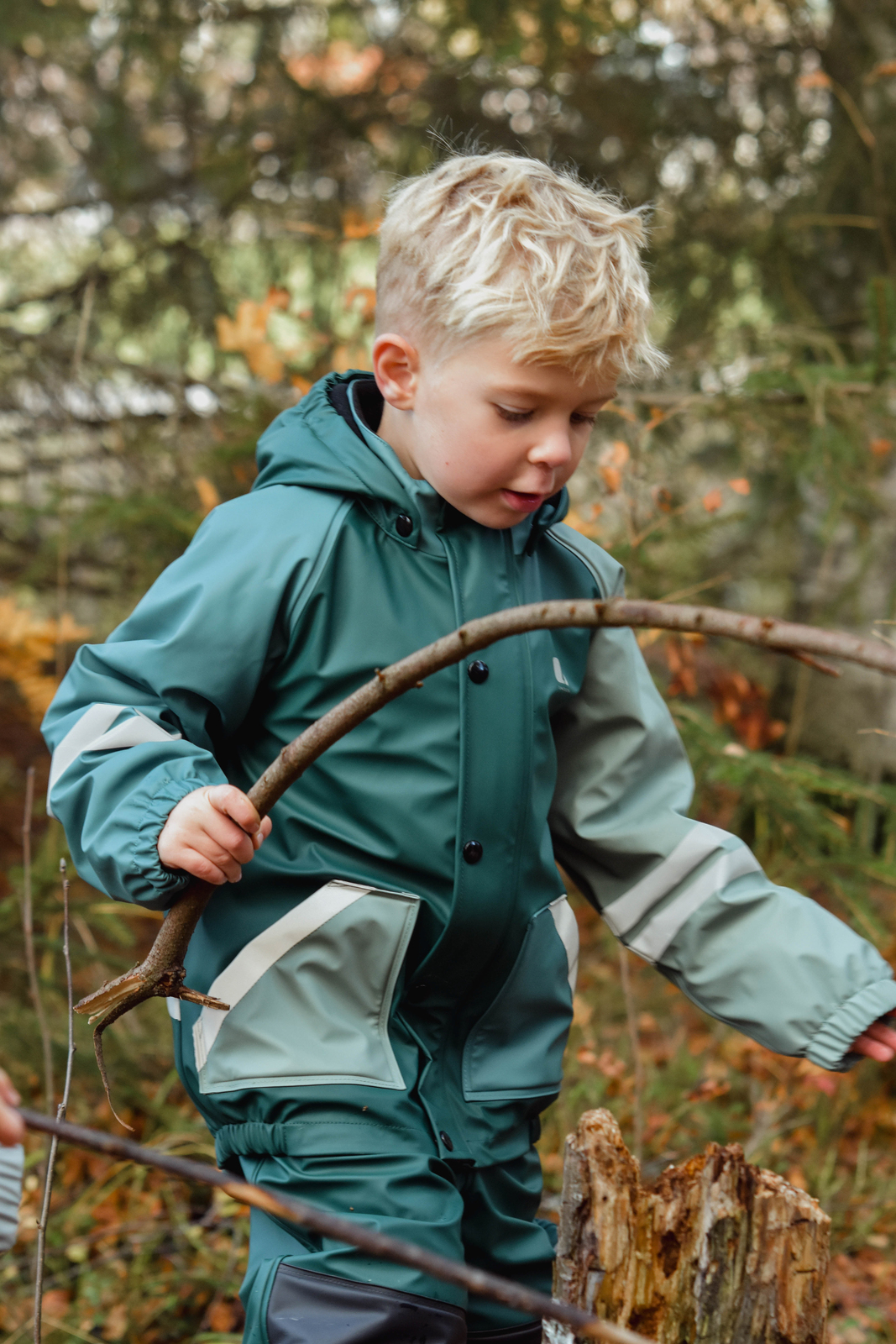 Lindberg Fagerhult Fôret Regnsett, Lagoon/Mint Green