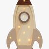 Little Lights Mini Lampe Romrakett, Cappucino