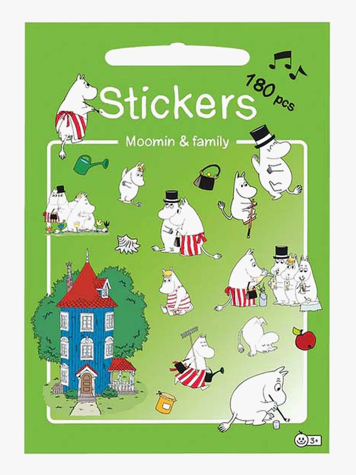 Barbo Toys Mummitrollet & Familie Klistremerker 180 Stk