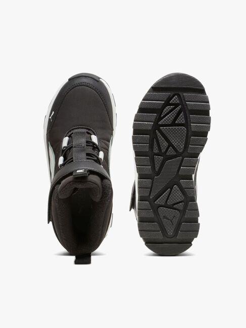 Puma Evolve Puretex AC PS Vintersko, Black/Ash Grey/White