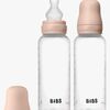 BIBS Medium Flow Tåteflaske Silikon 2-Pakk 270 ml, Blush