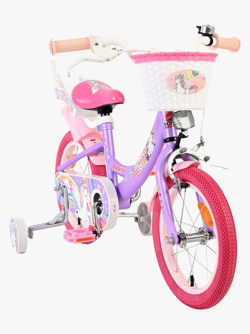Volare Unicorn Sykkel 14 Tommer, Lilla