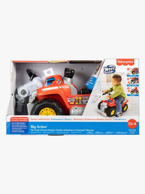Fisher-Price Pull Back Big Action Brannbil