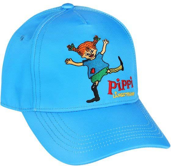 Pippi Langstrømpe Glede Caps, Blå, 48-50