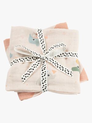 Done By Deer Celebration Musselinteppe 2-Pakk, Powder