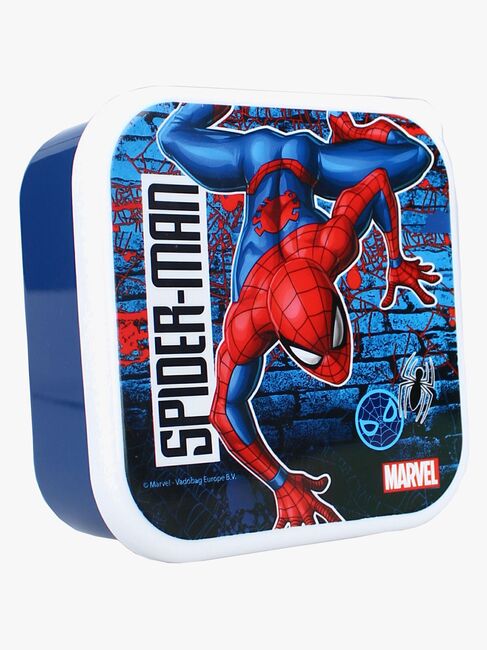 Marvel Spider-Man 3 in 1 Snackboks Let's Eat!, Navy